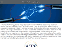 Tablet Screenshot of advancetechnologysales.com